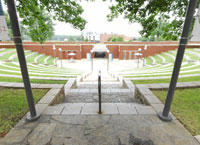 Front of Lambdin and The Amphitheater